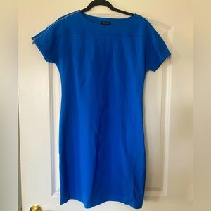 Escada Sport Knit Stretch Dress with Zipper Accent on Sleeves - Size 36 / 6 US